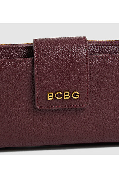 BCBG Purple Logo Detail Weekender Bag