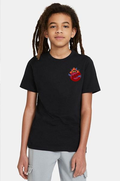 Tshirthane He Man Ghostmasters Logo Black Kids Tshirt