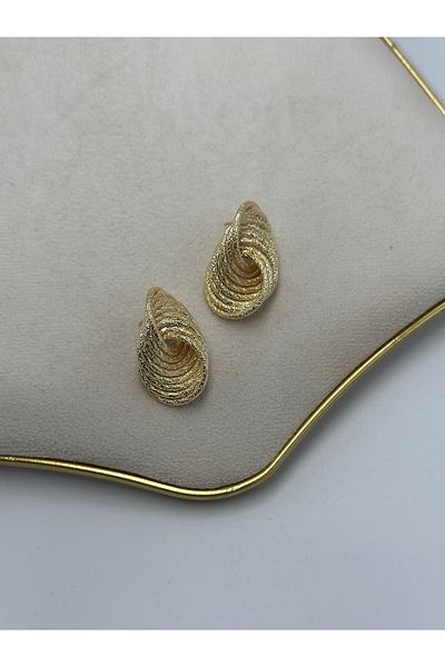 MyladyAccessoriess Spiral Geometric Earrings (Steel)
