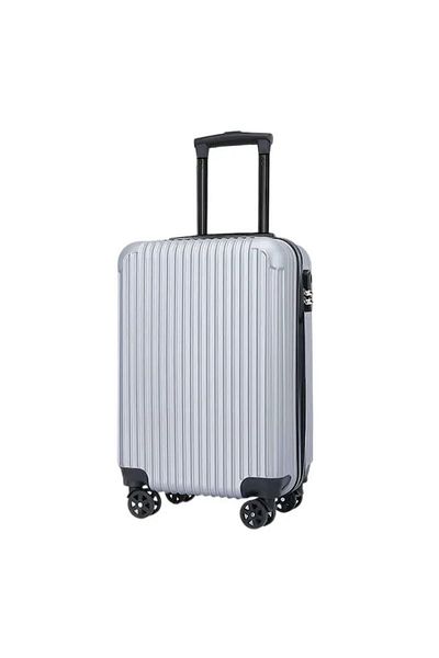ABYZ Troler de călătorie, model Easy Trip, 50x34x24 cm, roți 360, culoare silver
