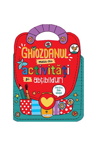 Editura Girasol Ghiozdanul meu cu activ. si abt. pentru fete
