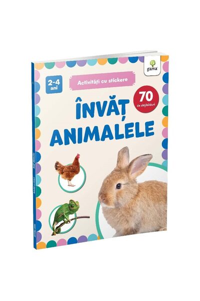 Editura Gama Invat animalele/ Activitati cu stickere