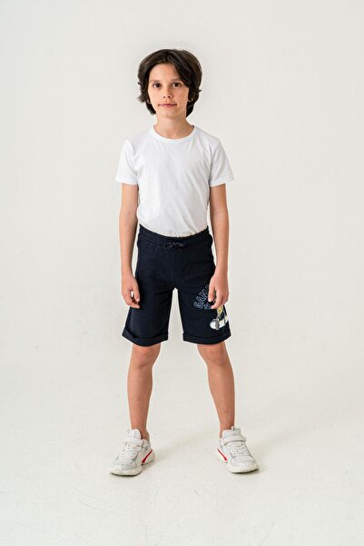 Mışıl Kids Pantaloni scurți pentru băieți cu imprimeu Gamer Club