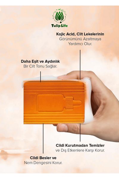 Tuliplife Skin Brightening Kojic Acid Soap (Kojic Acid Soap) 120 g