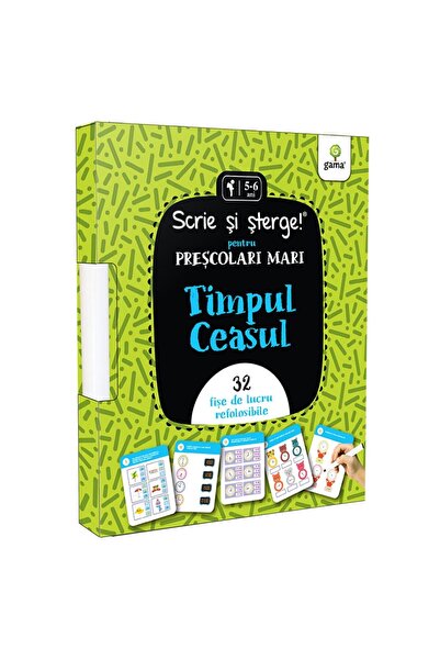 Editura Gama Timpul si ceasul/Scrie si sterge!