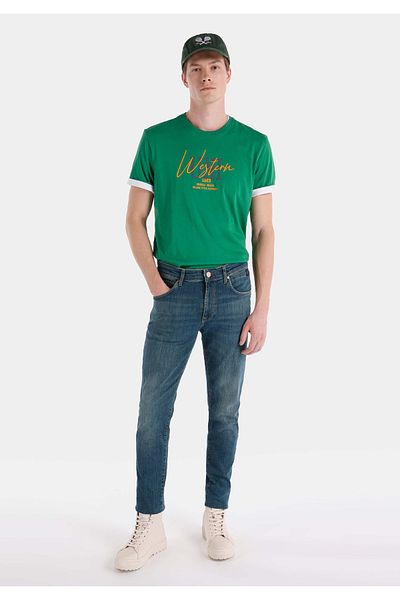 Colin's Slim Fit Low Waist Narrow Leg Men's Indigo Jean Pants