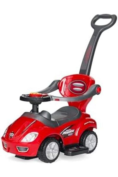 ALBADER 3-In-1 Push Car - Push Toddler Ride on Car, Toy Baby Stroller Walker | Safe Ride-On Toy
