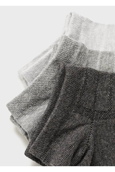 MANGO Man 3'lü pamuklu çorap