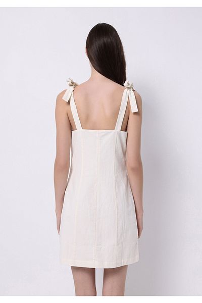 Colin's Slim Fit Women's White Dress