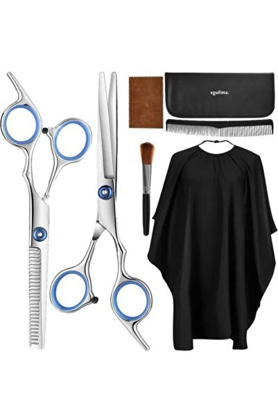 Cumpara24 Set 2 Foarfece pentru Tuns/Filat cu Pelerina - 7 elemente incluse