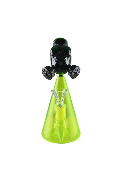 OEM Bong Green Alien Mask Water Pipe 15cm