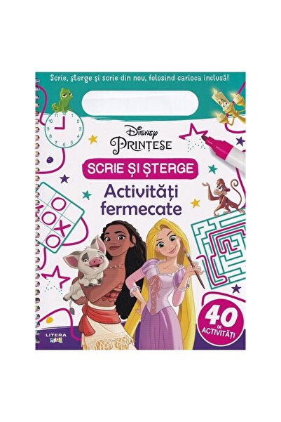 Editura Litera Disney. Printese. Scrie si sterge. Activitati fermecate