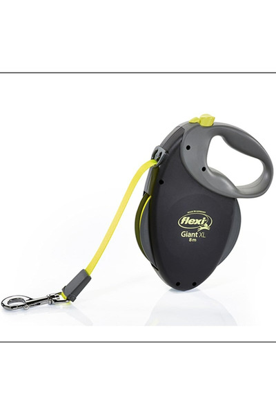 Flexi New Şerit Giant Otomatik Köpek Gezdirme Tasması Medium Siyah 8 Mt CB4011