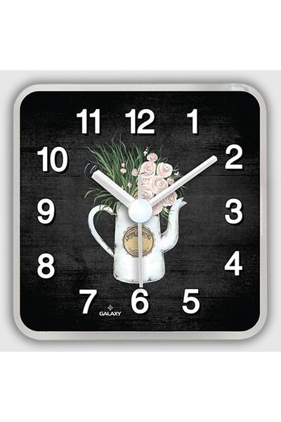ATABY Magnetic Refrigerator Clocks, Square, 10 cm