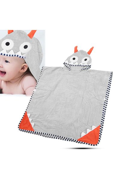 Generica Baby Bath Towel, Comfortable Ultra Absorbent Hooded Bathrobe Cute Design Hooded Towels for Bathing