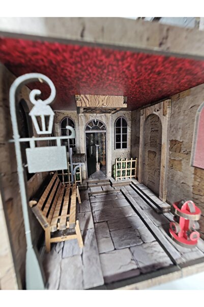 Es3Dream Sokaklı Oda Book Nook Kitap Köşesi - DIY kendin yap