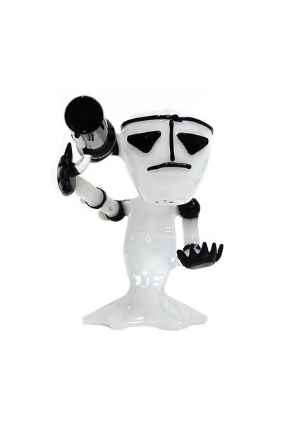 OEM Pipă Bong Bazooka Albă Alien Specialists 15 cm