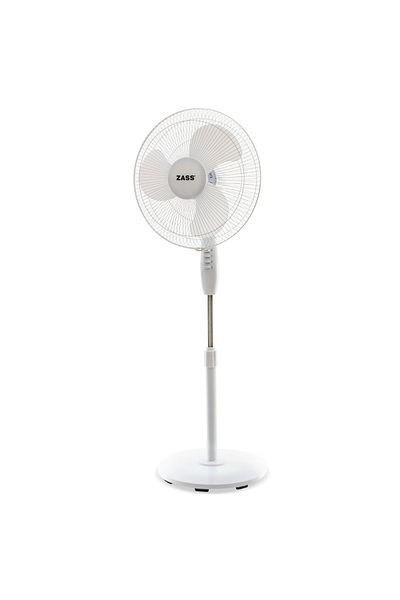 Zass ZF 1614 pedestal fan with djustable height , 45W, 3 speeds, oscillation left-right