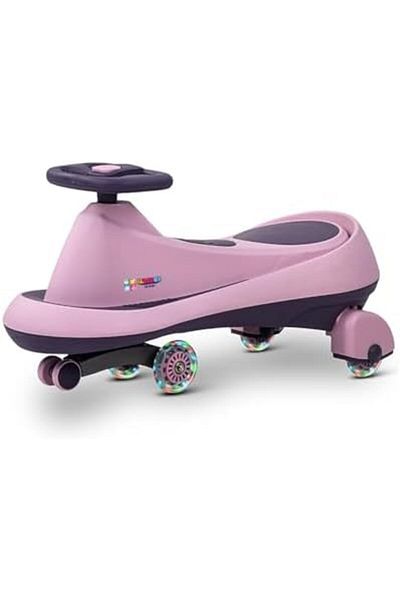 ALBADER Magic Swing Cars - Kids' Push Ride-On Toys with Music & Lights Efficts, Push Ride on Toy