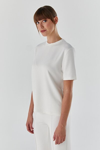 Shopping Shop Βασικό Tshirt ECRU