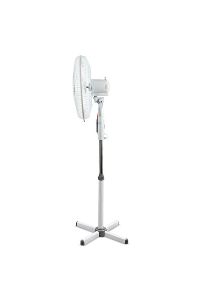 Zass ZF 1605 pedestal fan, 41cm diameter, 45 W, Silent and powerful motor, White color