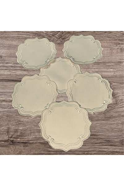 Sunum 6 lı Ekru Renk Kahve ve Kokteyl Sunum Peçetesi