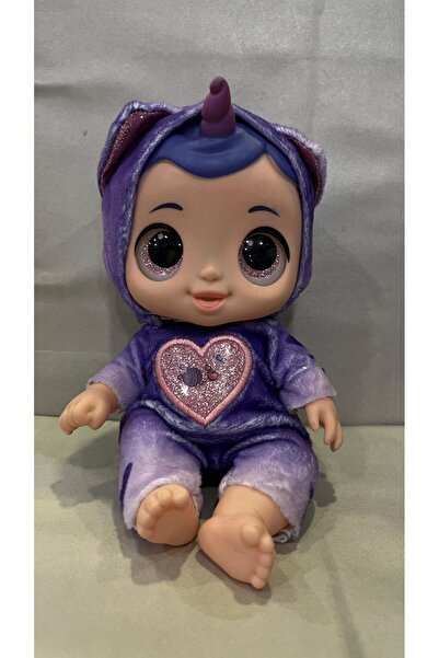 CUFFCUFFTOYS Sesli Renkli Elbiseli Bebek 20 Cm