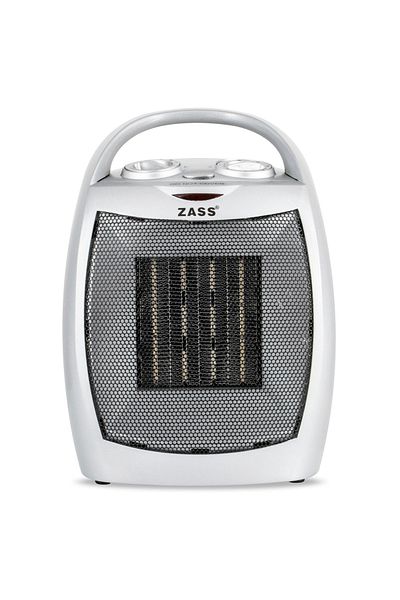 Zass ZCFH 02 aerotermă ceramică cu ventilator, putere 1500W, termostat, funcție de ventilație, indicator luminos