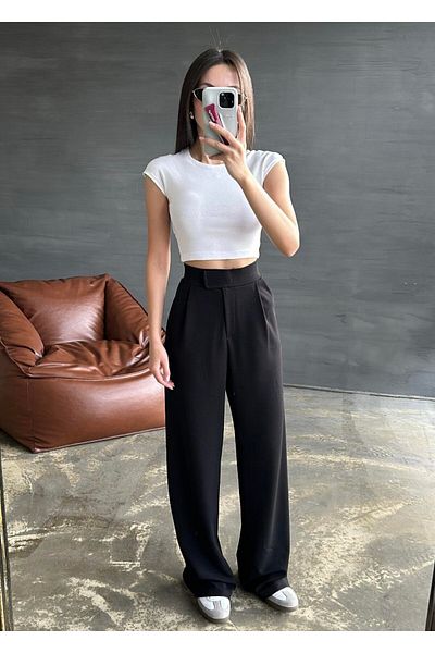 Rift Jeans Velcro Palazzo Trousers