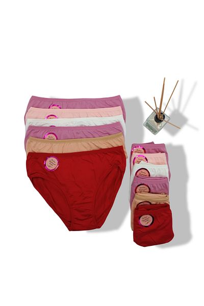 BEYAZTOPTAN 100% Quality Women's 12-Pack Modal High Waist Bato