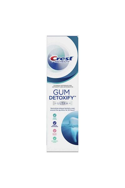 CREST Toothpaste, Crest 3D Gum Detoxify, Ultra, for Gingivitis, Gingival Retraction, Periodontitis