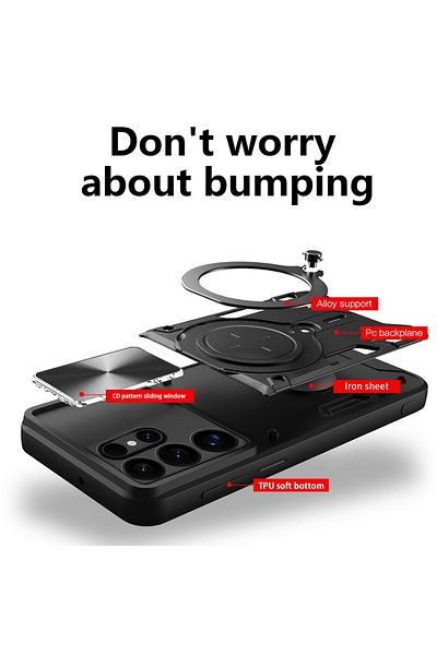 Techsuit Husă pentru Samsung Galaxy S25 Ultra - Techsuit CamGuard Pro - Albastră