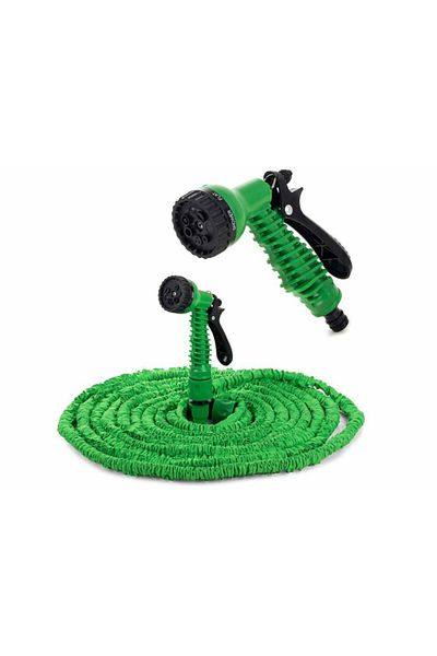 Deliny 30 Meter Expandable Garden Hose – With Watering Accessory and Quick Coupler