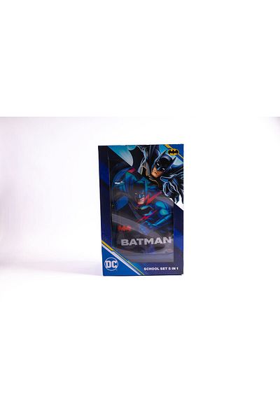 Batman 18"TROLLEYBAG+LUNCH BAG+PENCILCASE+WATER BOTTLE+LUNCH BOX
