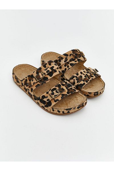 LC Waikiki New Season Leopard Patterned Women's Slippers - S5L975Z8