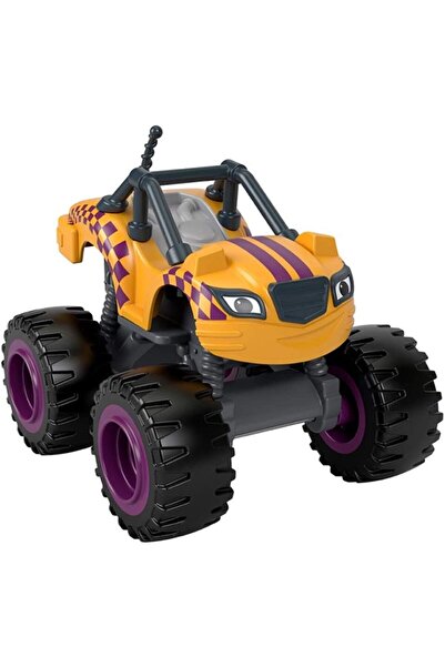 FISHER PRICE Masinuta Metalica Racing Flag Stripes - Blaze and the Monster Machines