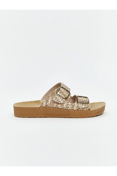 LC Waikiki Double Striped Women's Slippers