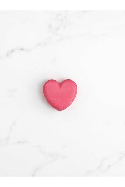 EQMQ STORE KOZMETİK Heart Scented Gift Soap 7X8 cm (3 Pcs 200 Gr -10)
