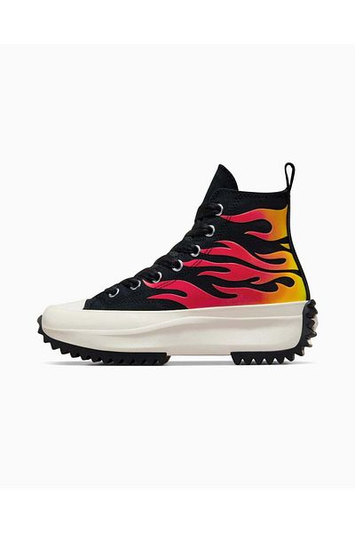converse Run Star Hike Unisex Black Platform Sneaker