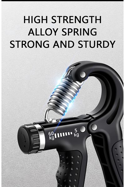 Shopura Adjustable (counter) Hand Spring 5-60 Kg Adjustable Wrist Muscle Strengthening Device Non-Slip Vein Remover