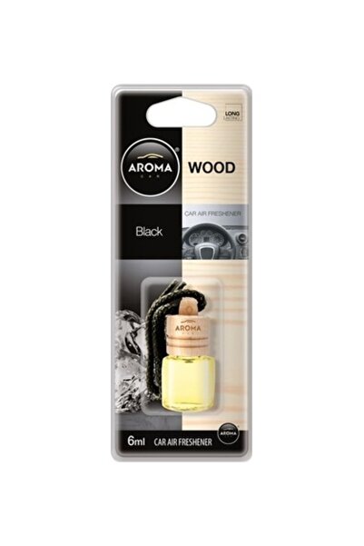 Aromacar Αρωματικό αυτοκινήτου Aroma Car Wood, Μαύρο