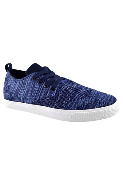 THEICONIC Men's Navy Blue Sneakers Made of Textile Material