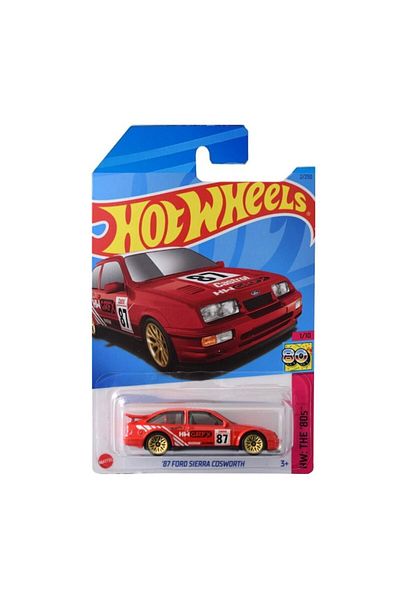 HOT WHEELS Hot Wheels car, '87 Ford Sierra Cosworth, red