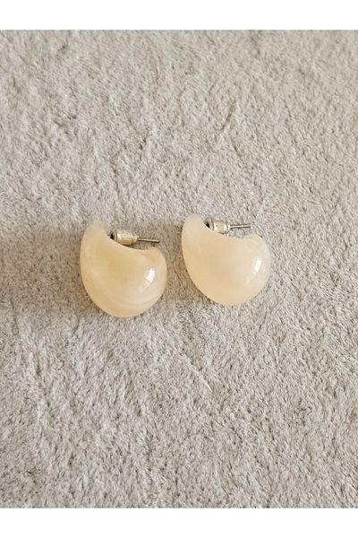 SiestaAccessories Yellow Color Acrylic Small Drop Earrings
