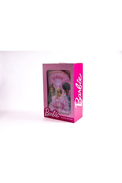 Barbie 18"TROLLEYBAG+LUNCH BAG+PENCILCASE+WATER BOTTLE+LUNCH BOX