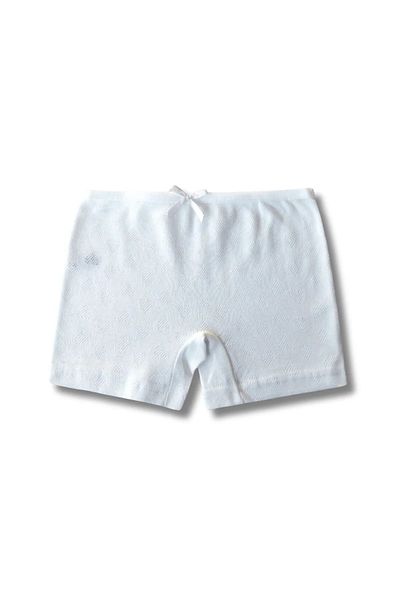 BEBEĞİME ÇORAP 100% Cotton Heart Patterned Girl's Boxer Briefs Underwear Set of 6