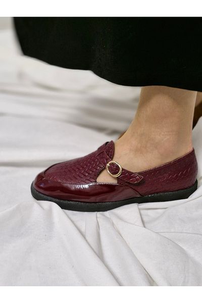 aayak&kabımofficial Genuine Leather New Season Elegance: Comfortable and Casual Women's Shoe Models