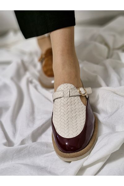 aayak&kabımofficial Genuine Leather New Season Elegance: Comfortable and Casual Women's Shoe Models