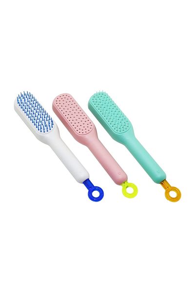 Lenaca Easy Cleaning Hair Brush Comb Brush Hair Open Close
