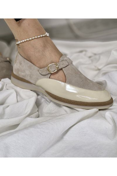 aayak&kabımofficial Genuine Leather New Season Elegance: Comfortable and Casual Women's Shoe Models